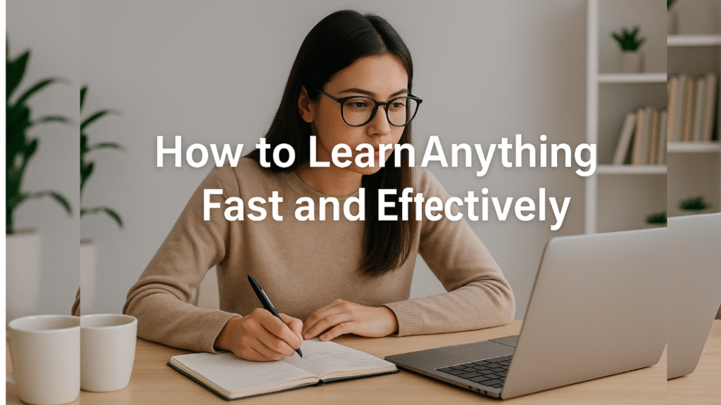 How to Learn Anything Fast and Effectively: The Ultimate Guide2025