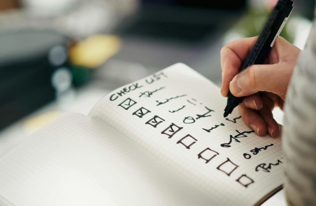 Daily habit tracker for building consistent routines.”